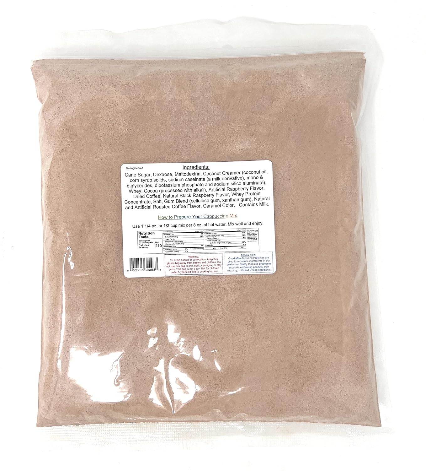 Chocolate Raspberry Cappuccino, Latte Mix Chocolate Raspberry Cappuccino, Latte Mix