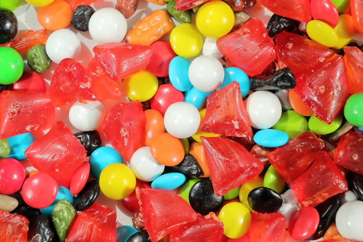 A colorful assortment of candies and sweets.