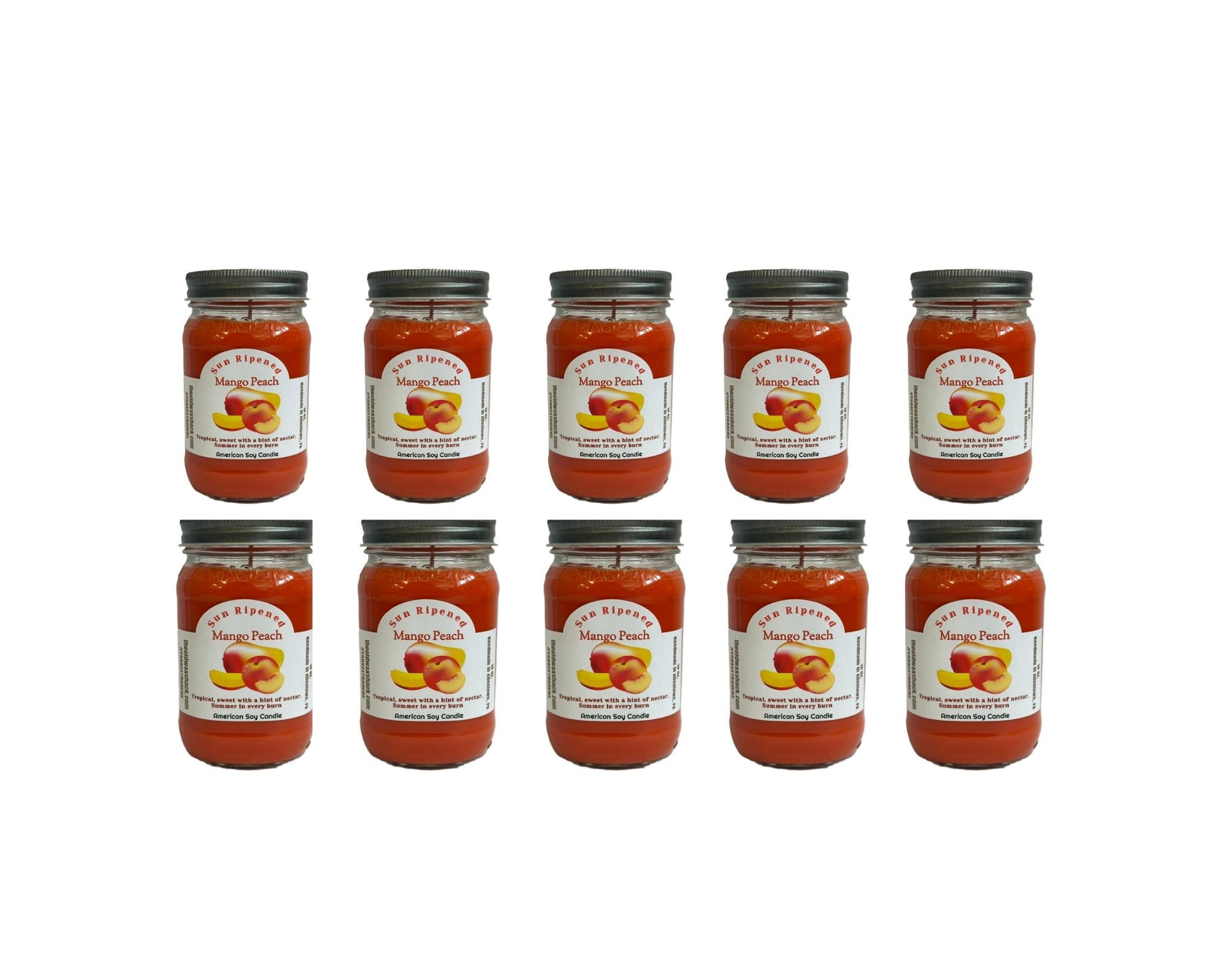 Mango Peach Soy Candle – 16 oz. | YANKEETRADERS