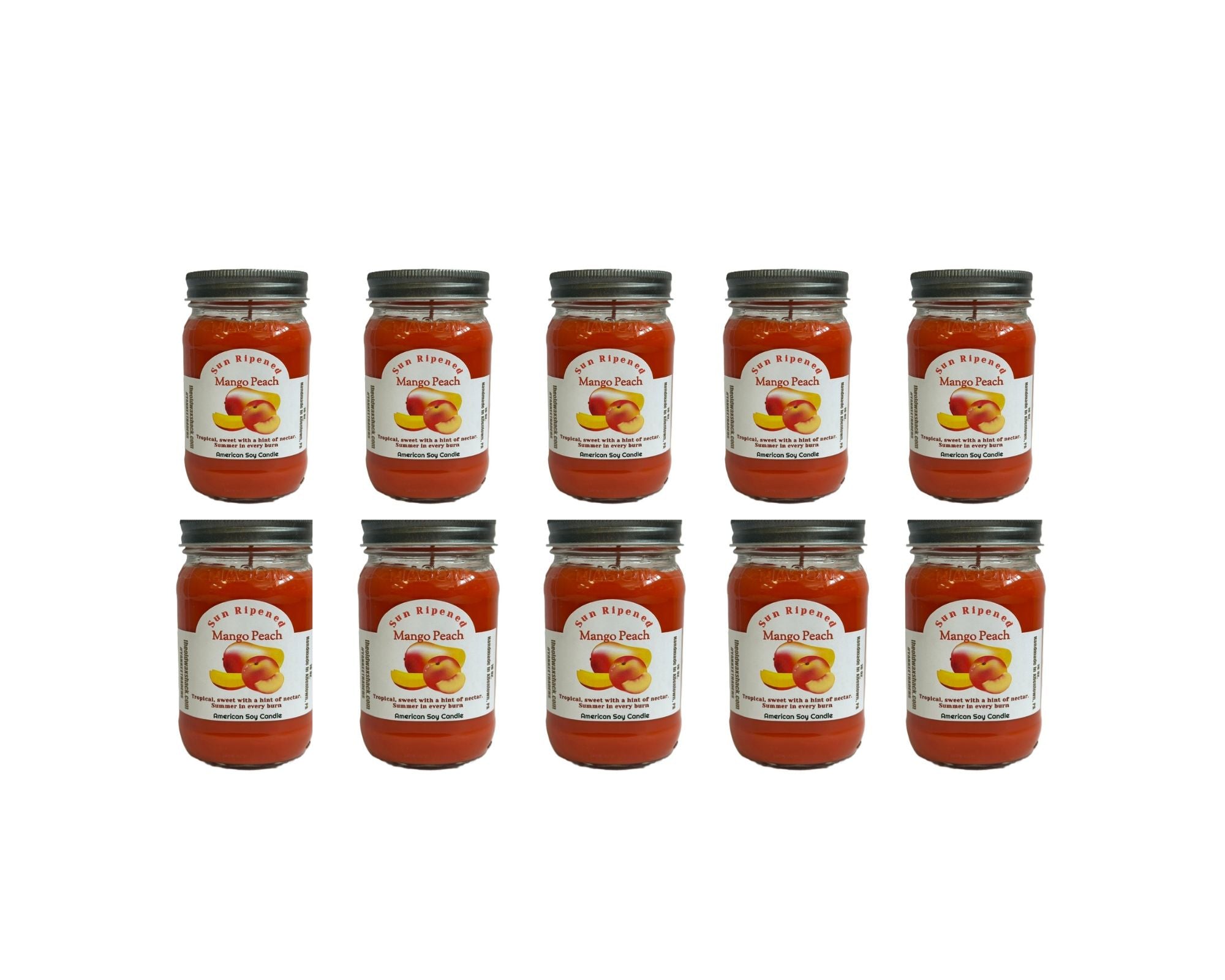Mango Peach Soy Candle – 16 oz. | YANKEETRADERS