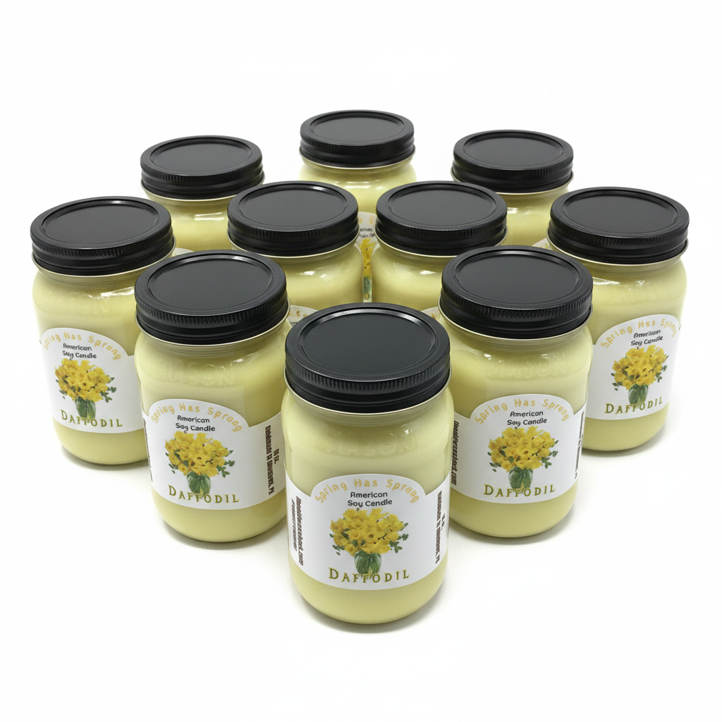10 Daffodil Candles