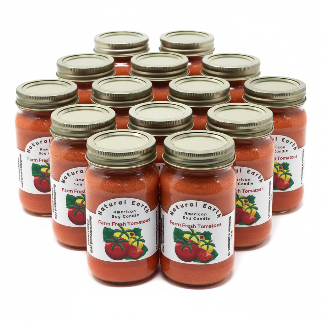 10 Farm Fresh Tomatoes Candles