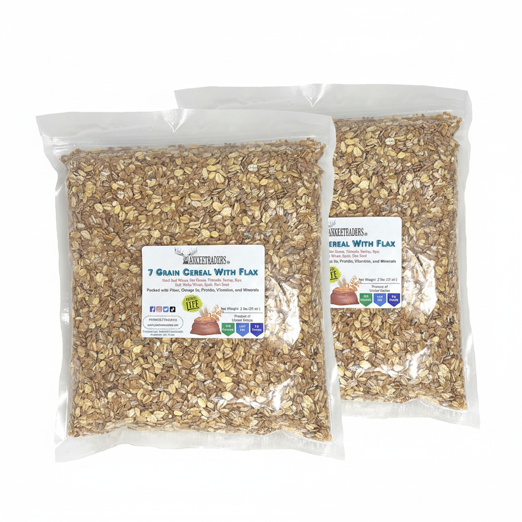 2 Bags 7 Grain Cereal With Flax