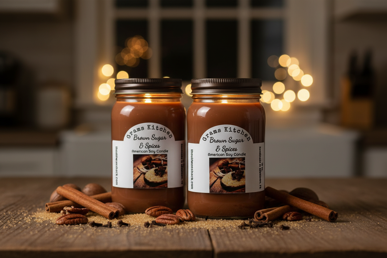 2 Brown Sugar & Spices Candles