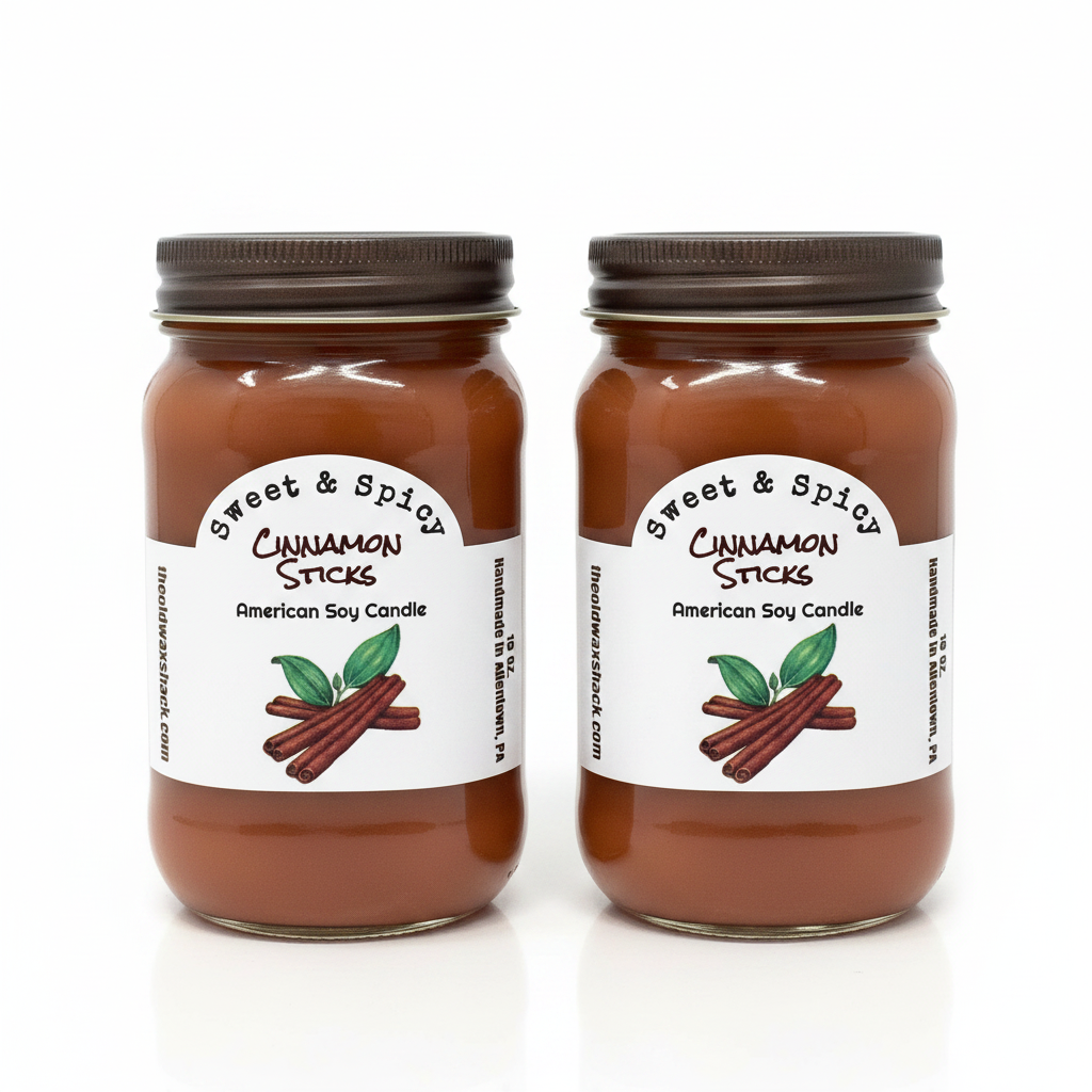 2 Cinnamon Sticks Candles