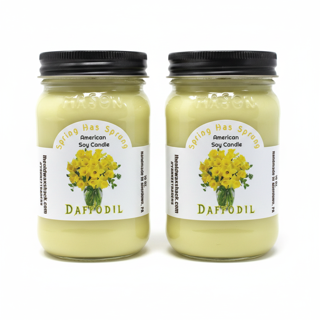 2 Daffodil Candles