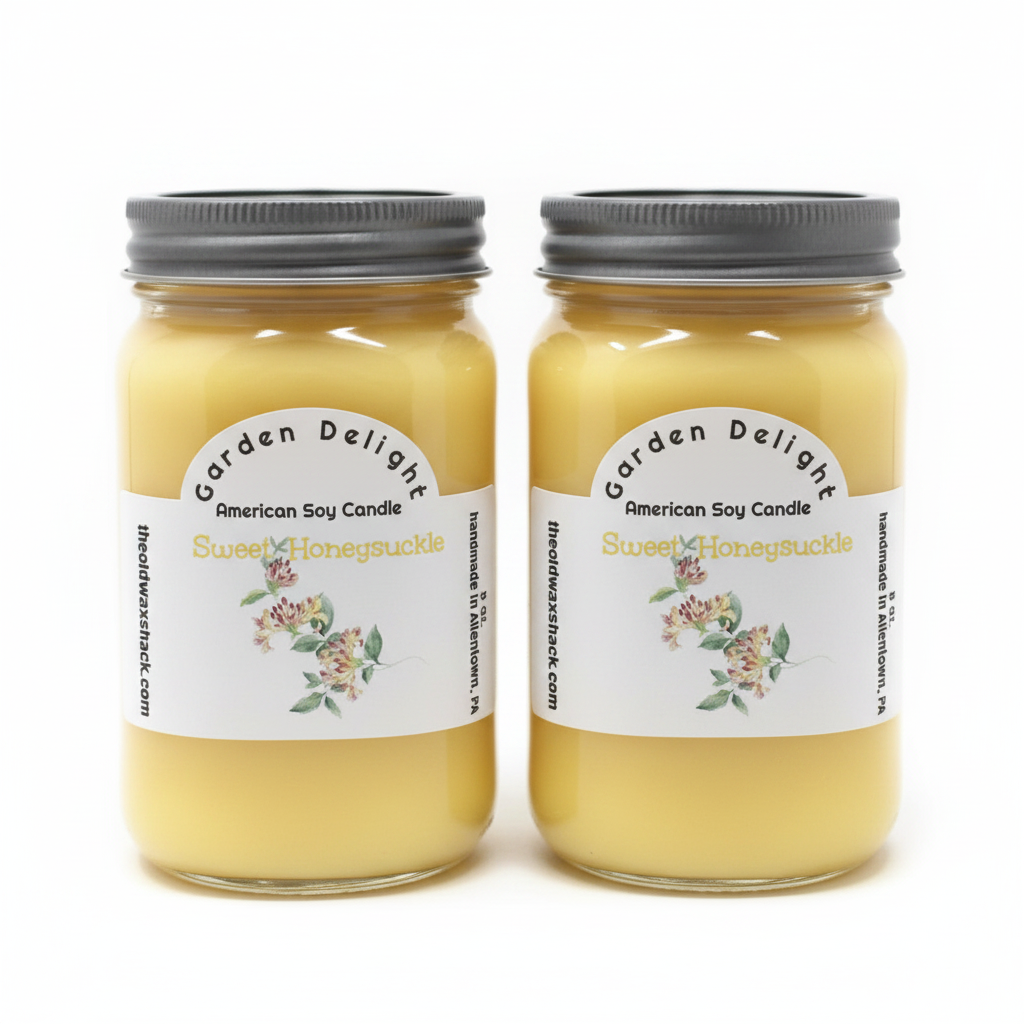 2 Honeysuckle Candles