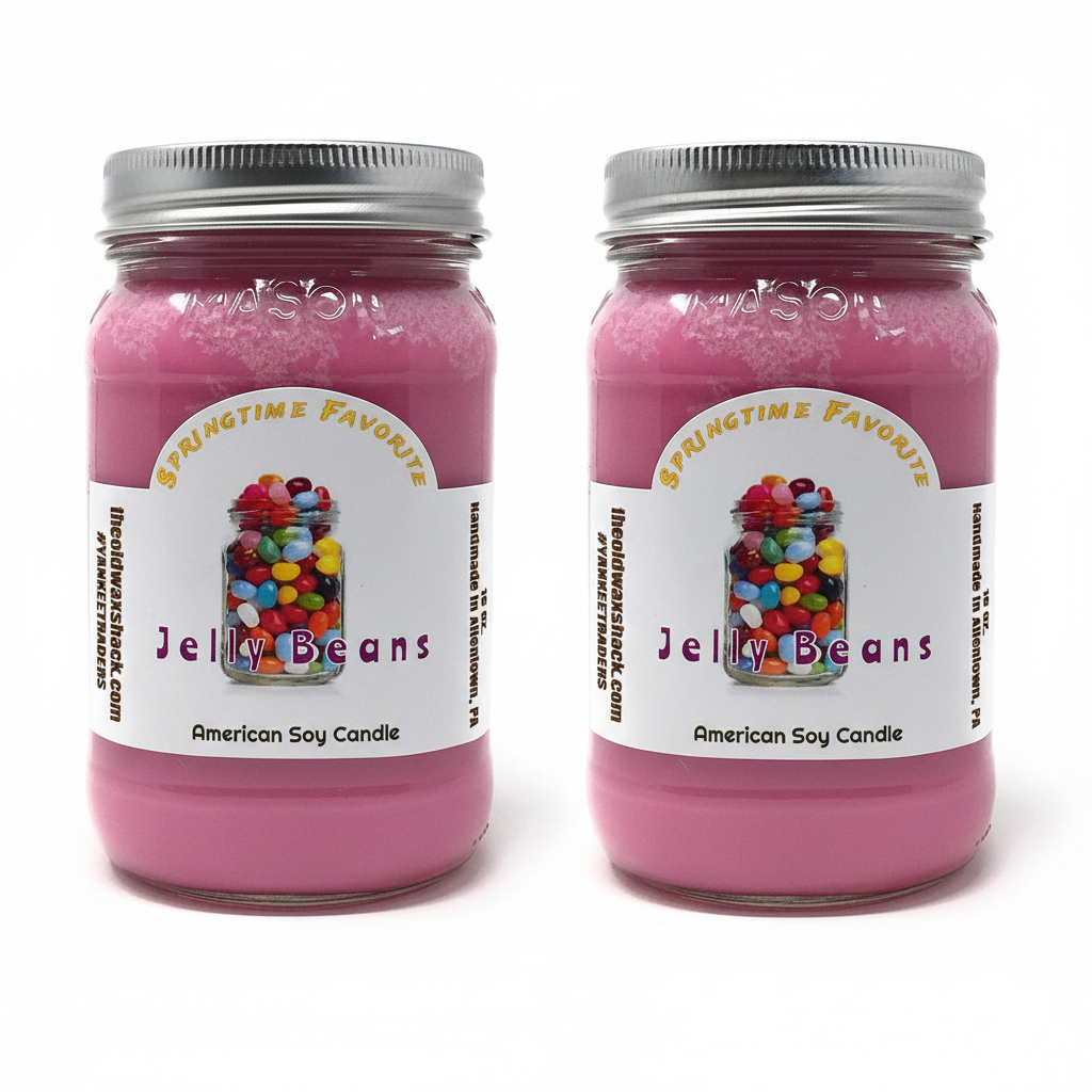 2 Jelly Beans Candles