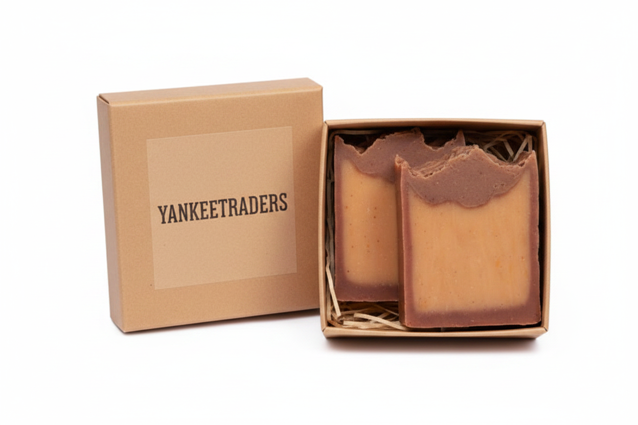 2 Pack Kraft Box with Label