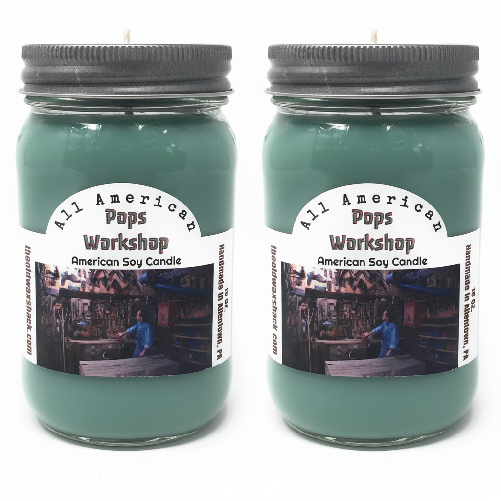 2 Pops Workshop Candles White Background