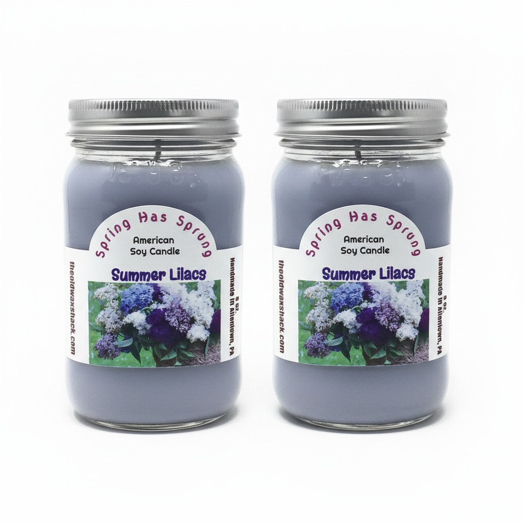 2 Summer Lilacs Candles