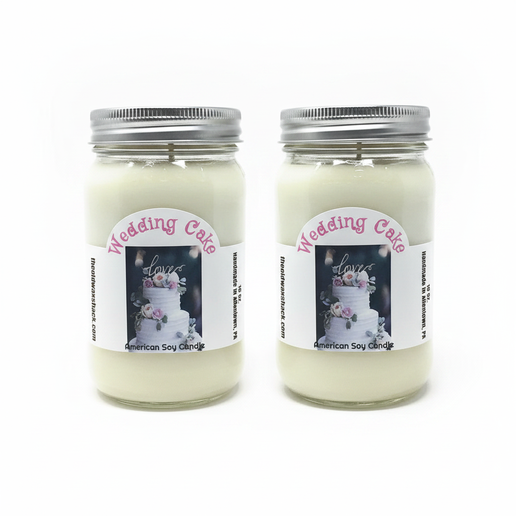 2 Wedding Cake Candles