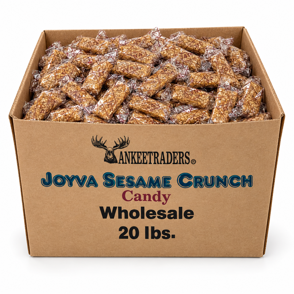 20-pound Joyva Sesame Crunch Candy wholesale kraft box