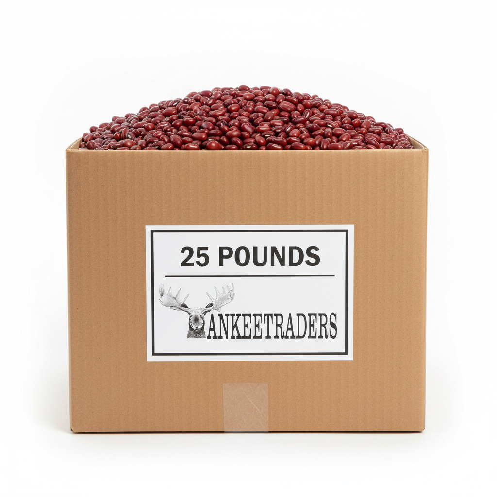 25 Lb Bulk Adzuki Beans Box