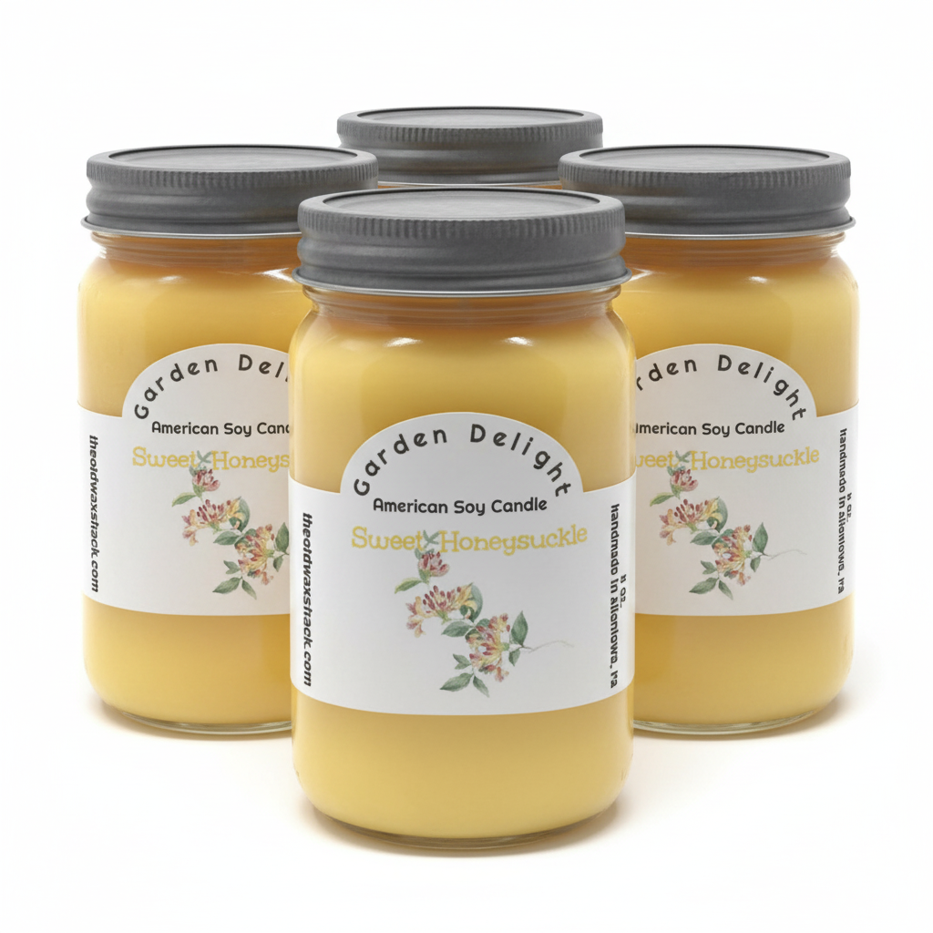 4 Honeysuckle Candles