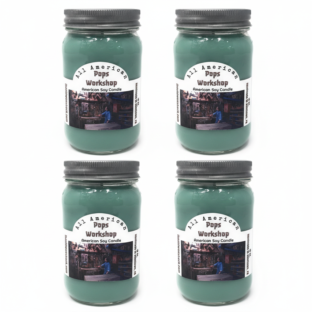 4 Pops Workshop Candles White Background