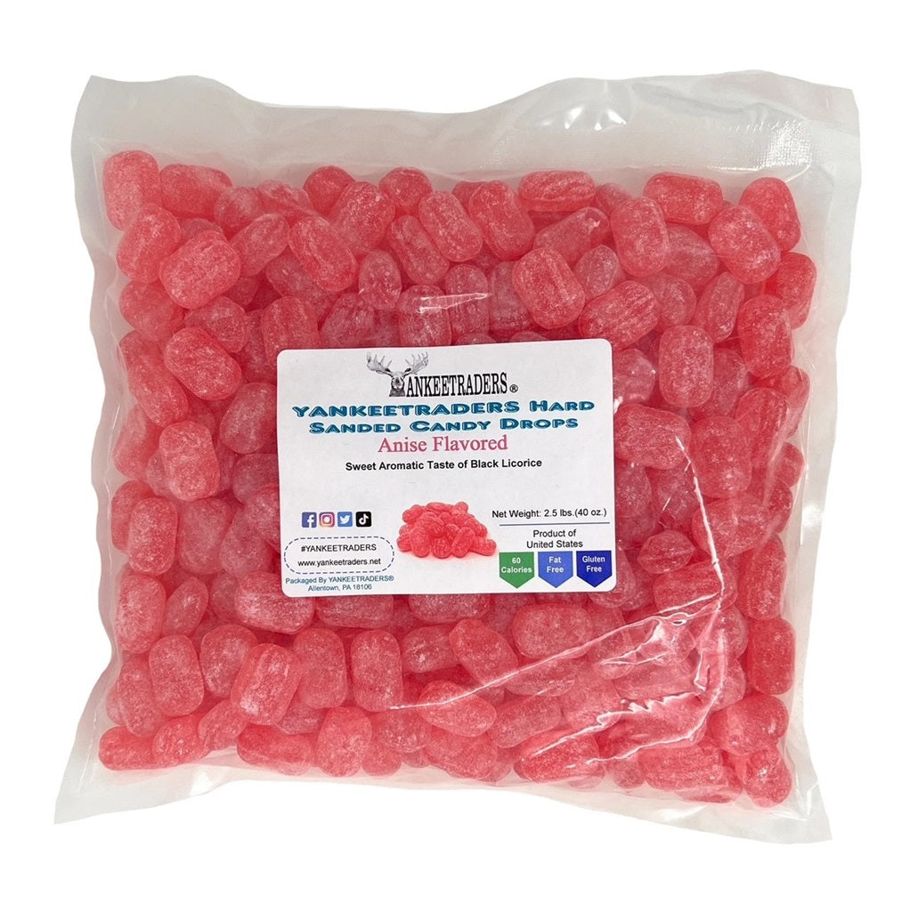 Sanded Anise Hard Candy Drops