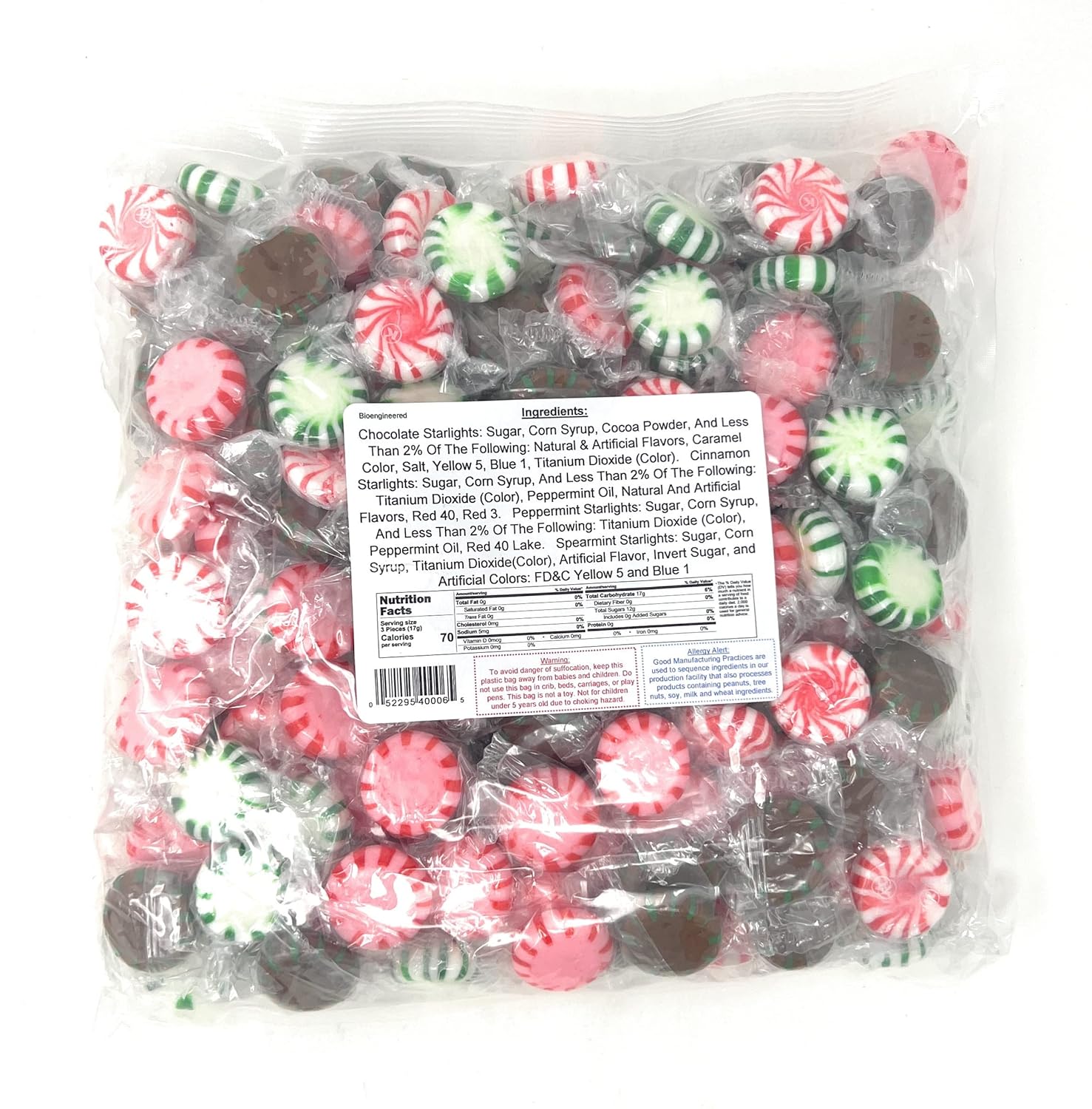Starlight Mints, Assorted | 4 Flavor Mix | Individually Wrapped Bulk
