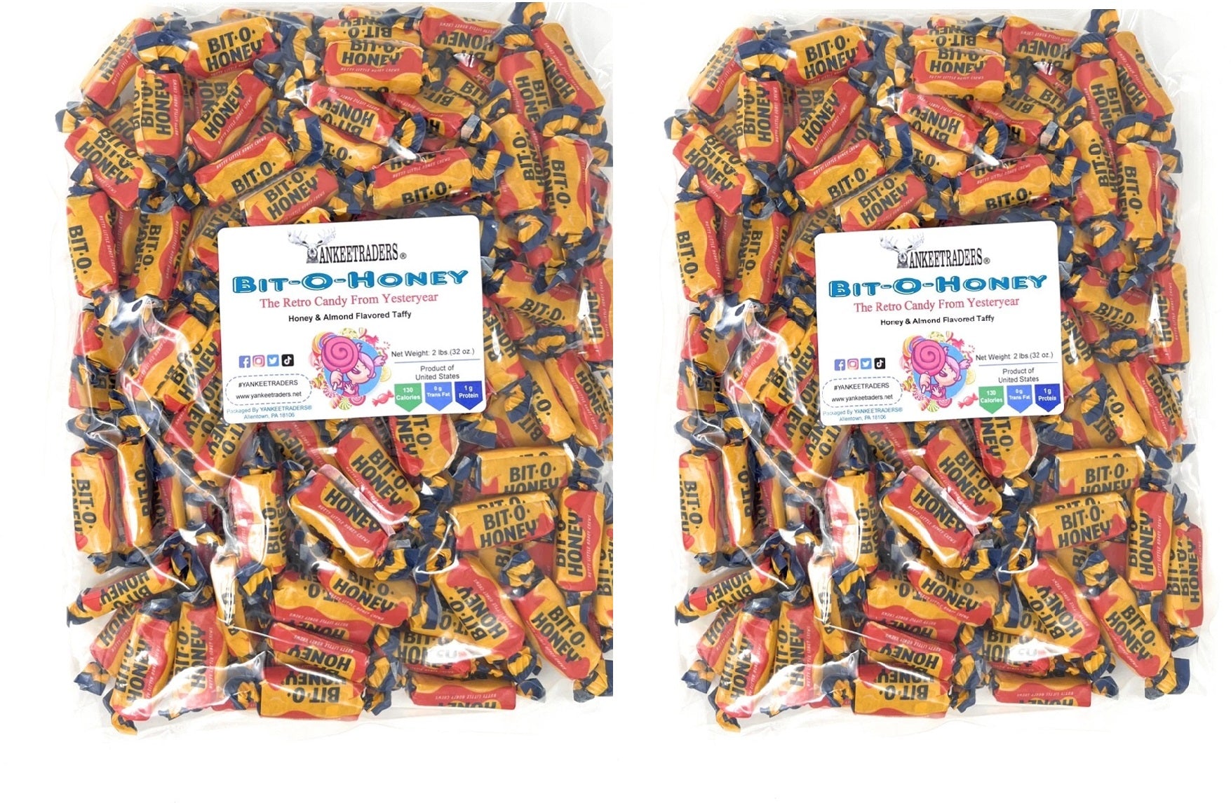 Bit O Honey, Retro Honey Almond Taffy Candy