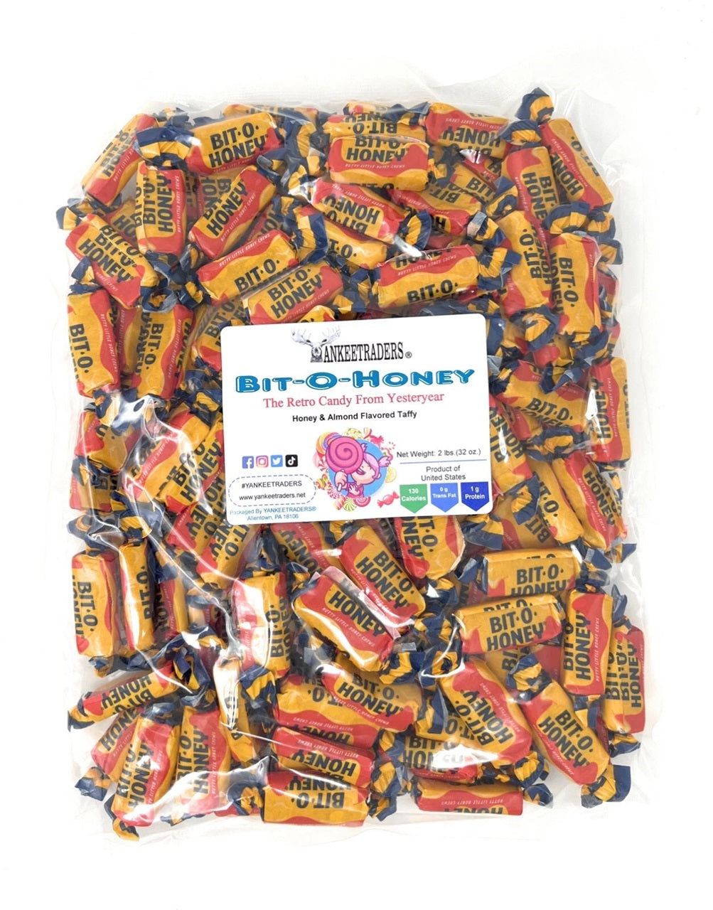 Bit O Honey, Retro Honey Almond Taffy Candy