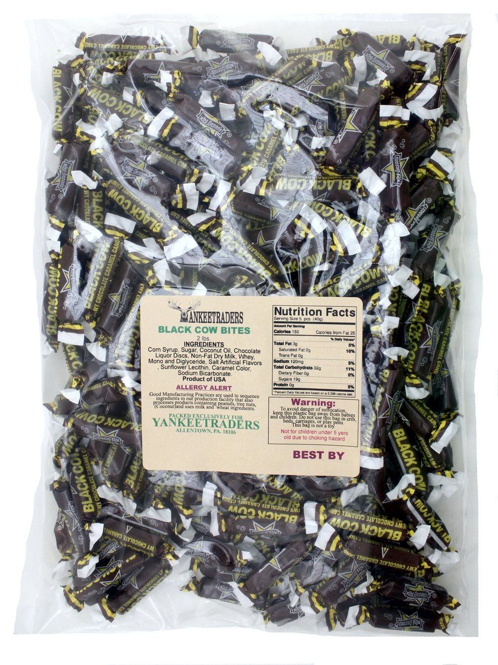 Black Cow Chocolate Caramel Bite Size Candy