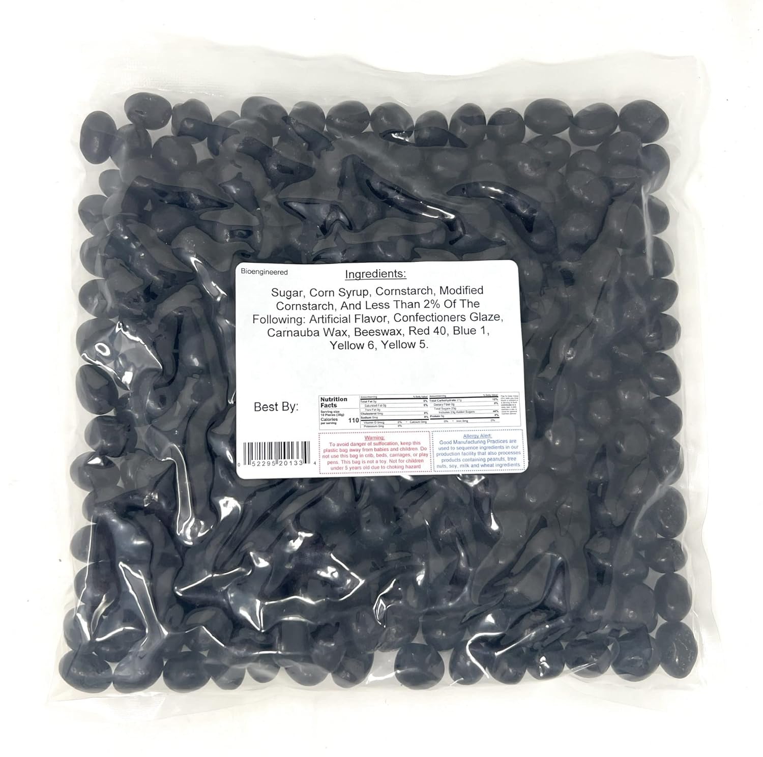 Black Licorice Jelly Beans - Traditional Authentic Flavor, Bulk Wholesale