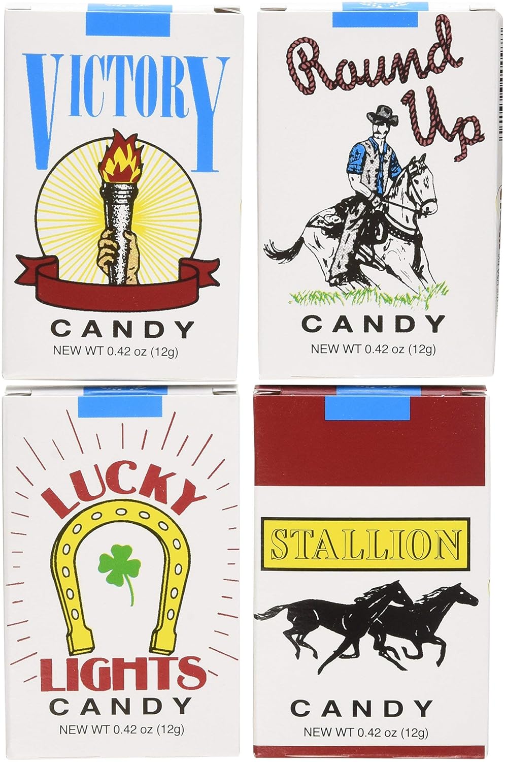 Candy Cigarettes, Classic Novelty Candy Sticks, 24 Count Box