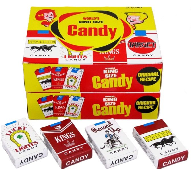 Candy Cigarettes, Classic Novelty Candy Sticks, 24 Count Box