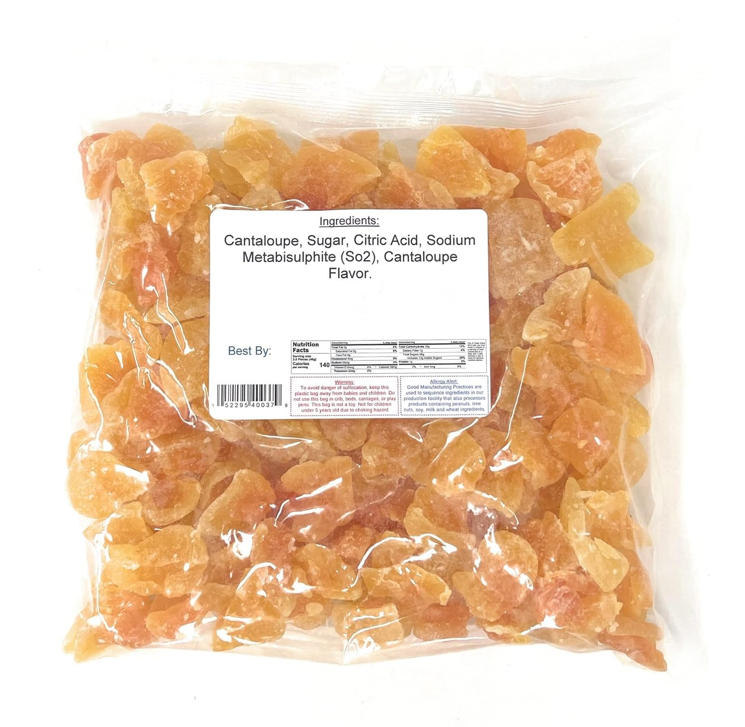 Dried Cantaloupe Slices - Premium Sweet Fruit Snack
