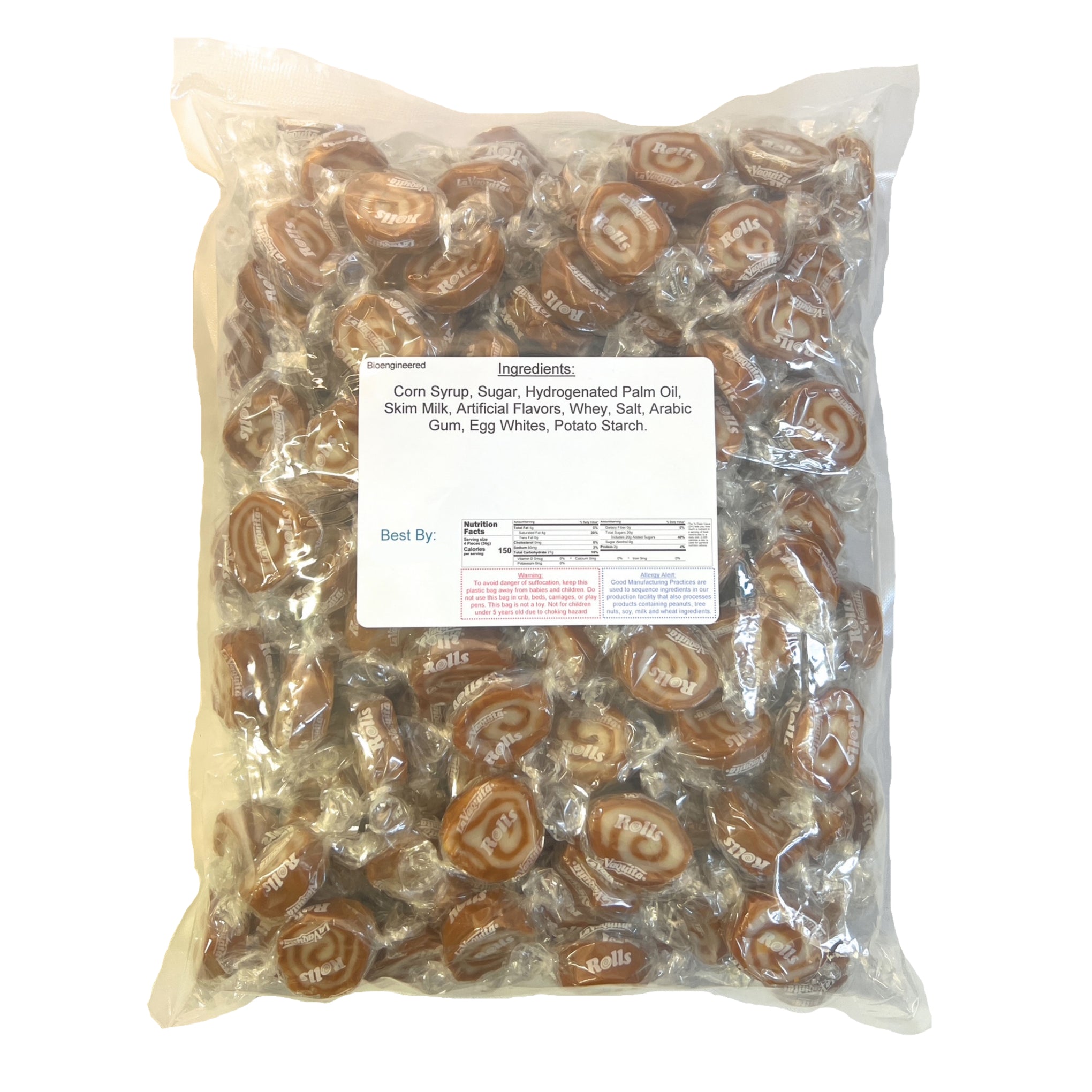 Caramel Coconut Swirl Candies – Individually Wrapped