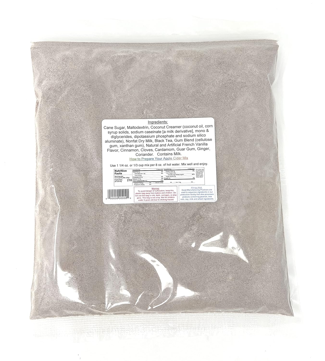 Vanilla Spiced Chai Tea Latte Mix