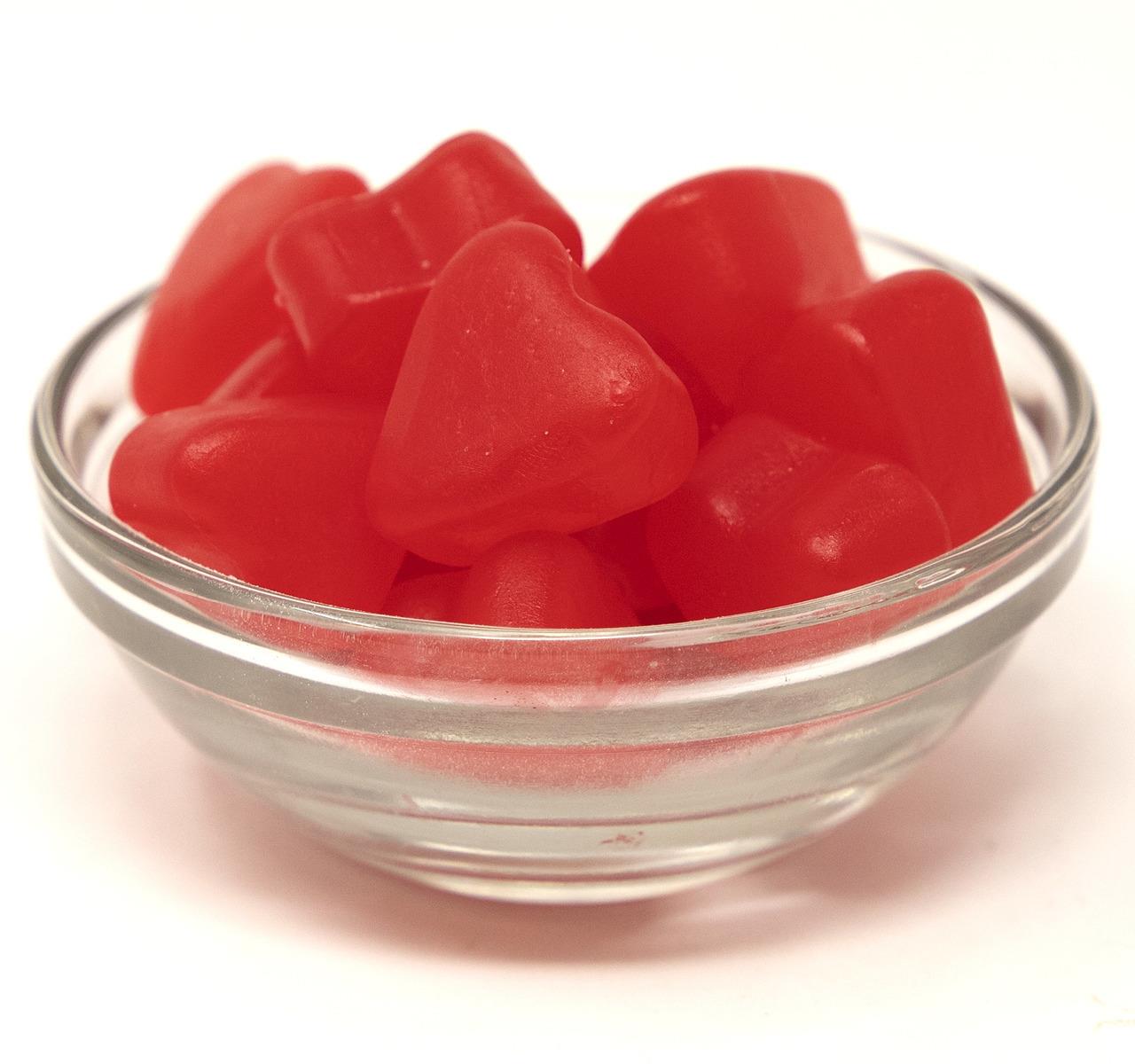 Cherry Ju Ju Chewy Hearts - Valentine's Day Candy Bulk Wholesale