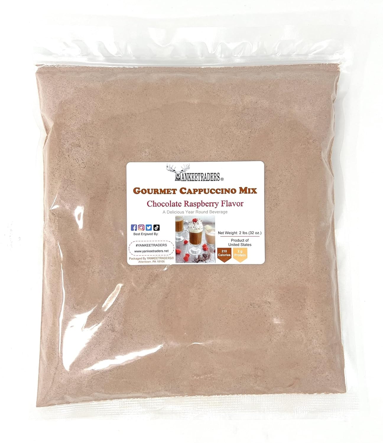 Chocolate Raspberry Cappuccino, Latte Mix