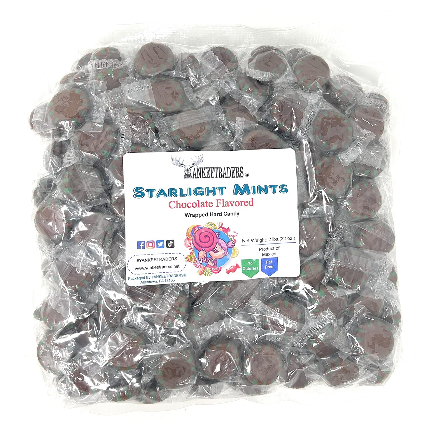 Starlight Mints, Chocolate | Individually Wrapped Bulk