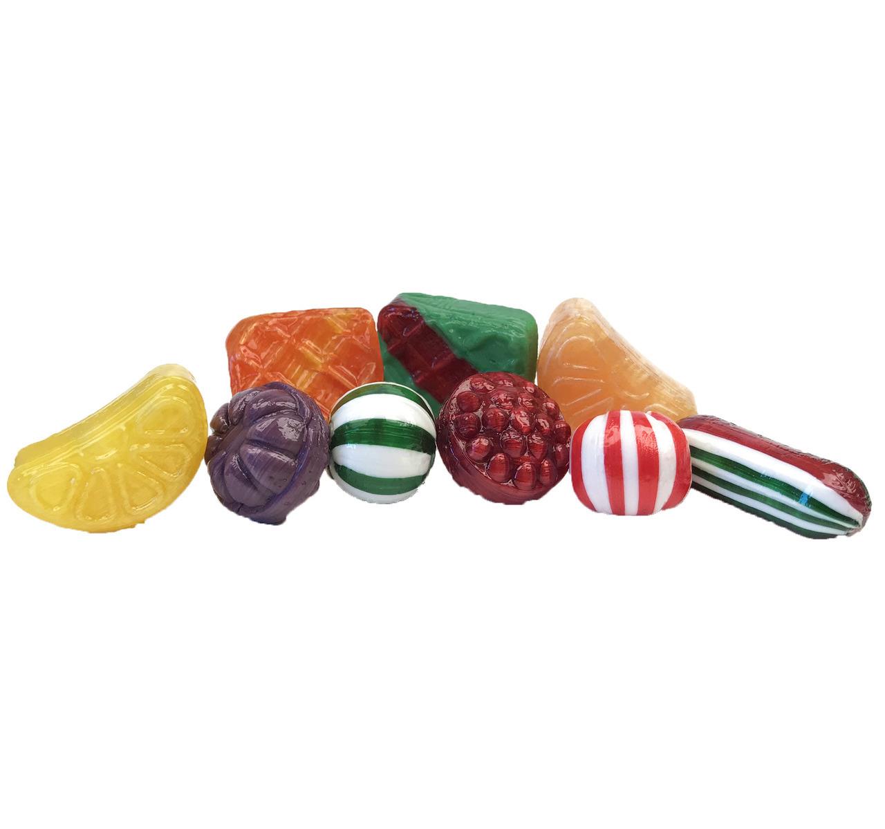 Traditional Holiday Hard Candy Assortment - Unwrapped Bulk Candy