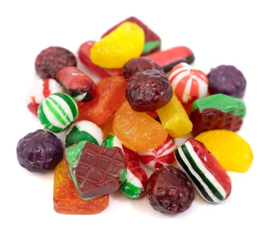 Traditional Holiday Hard Candy Assortment - Unwrapped Bulk Candy