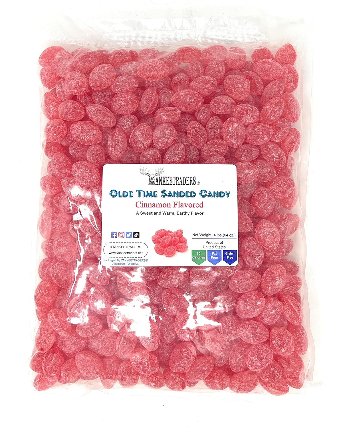 Sanded Cinnamon Hard Candy Drops