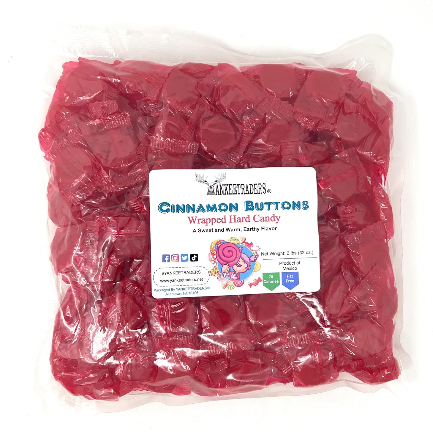 Cinnamon Hard Candy - Individually Wrapped
