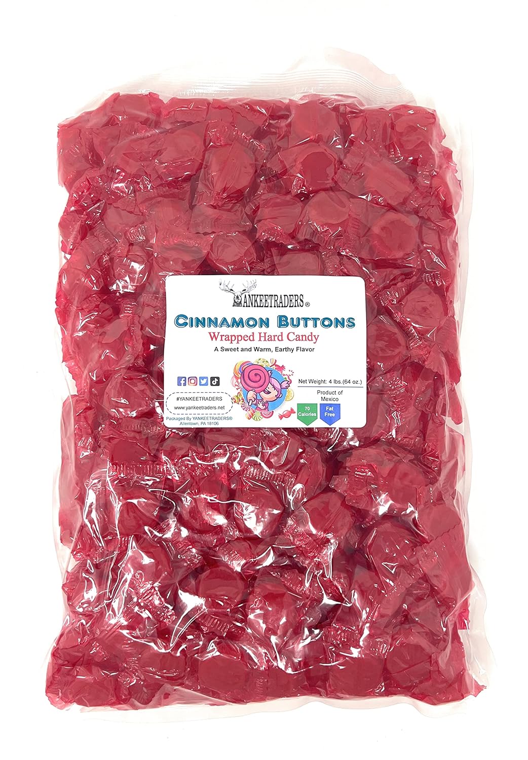 Cinnamon Hard Candy - Individually Wrapped