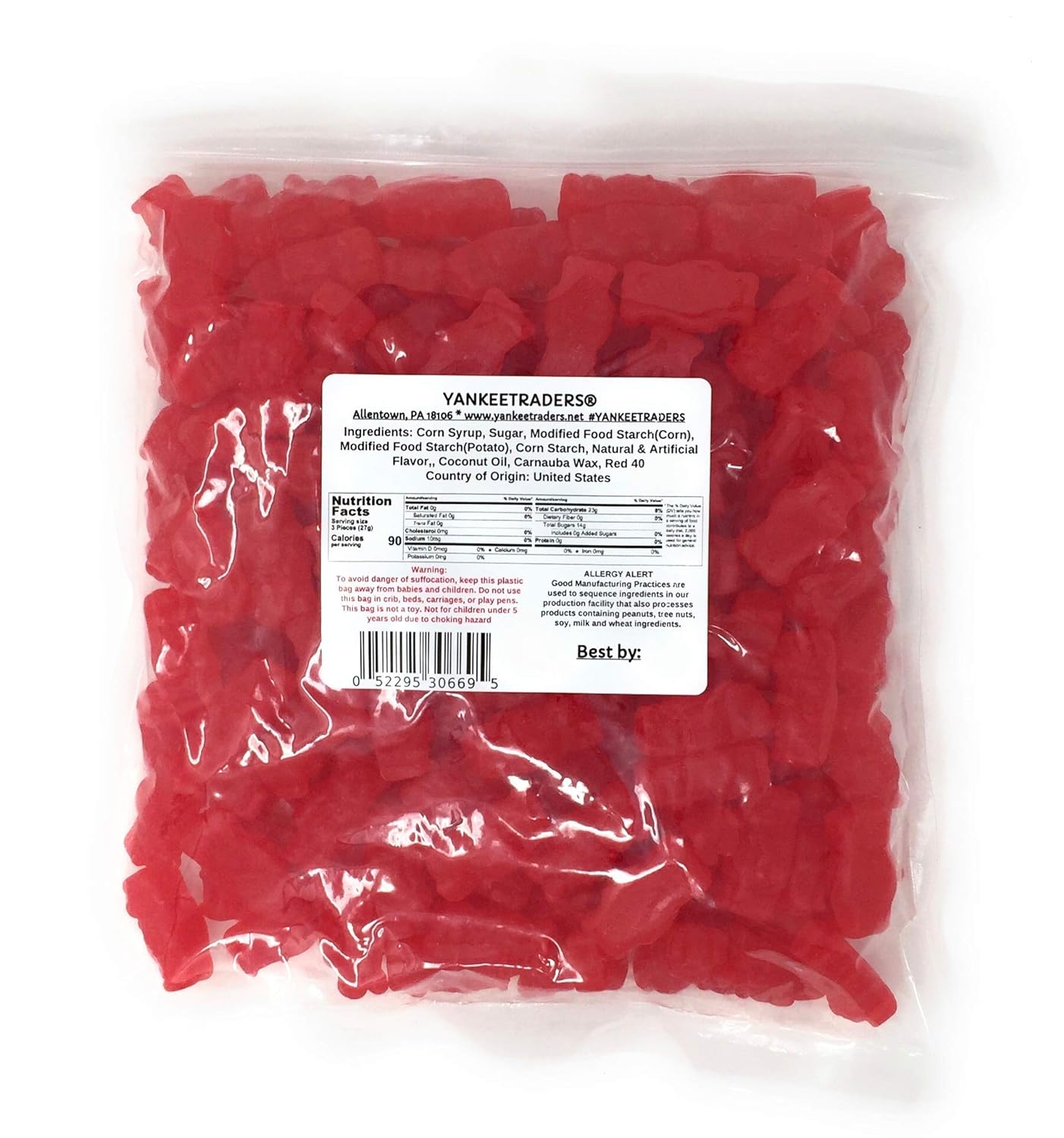 Ju Ju Cinnamon Bears Candy, Spicy Flavor