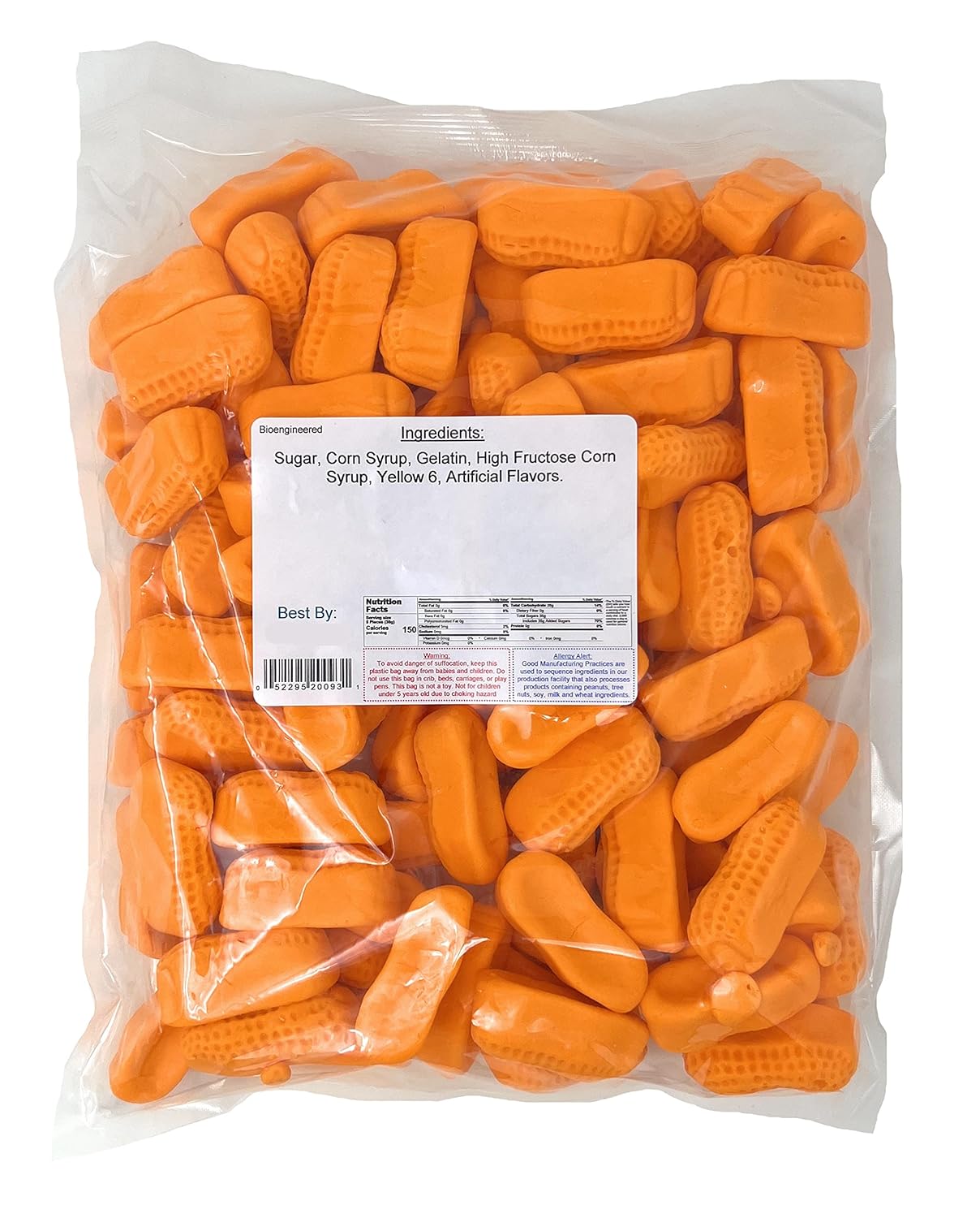 Circus Peanuts Old Fashioned Marshmallow Candy - Banana Flavor Bulk