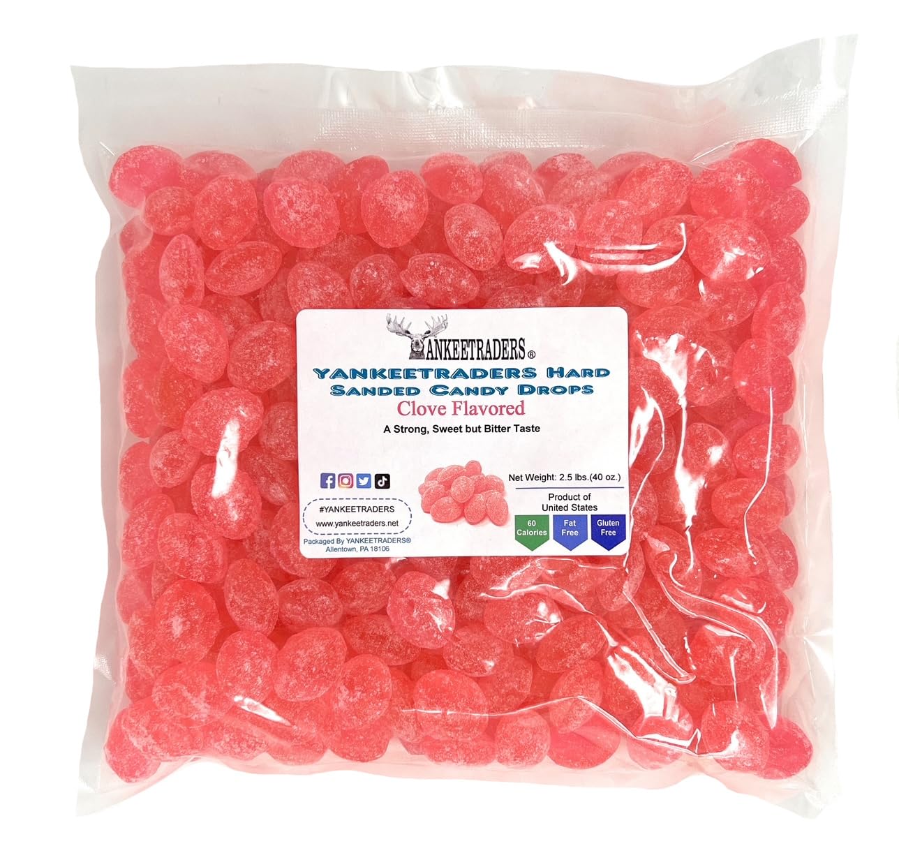 Sanded Clove Hard Candy Drops