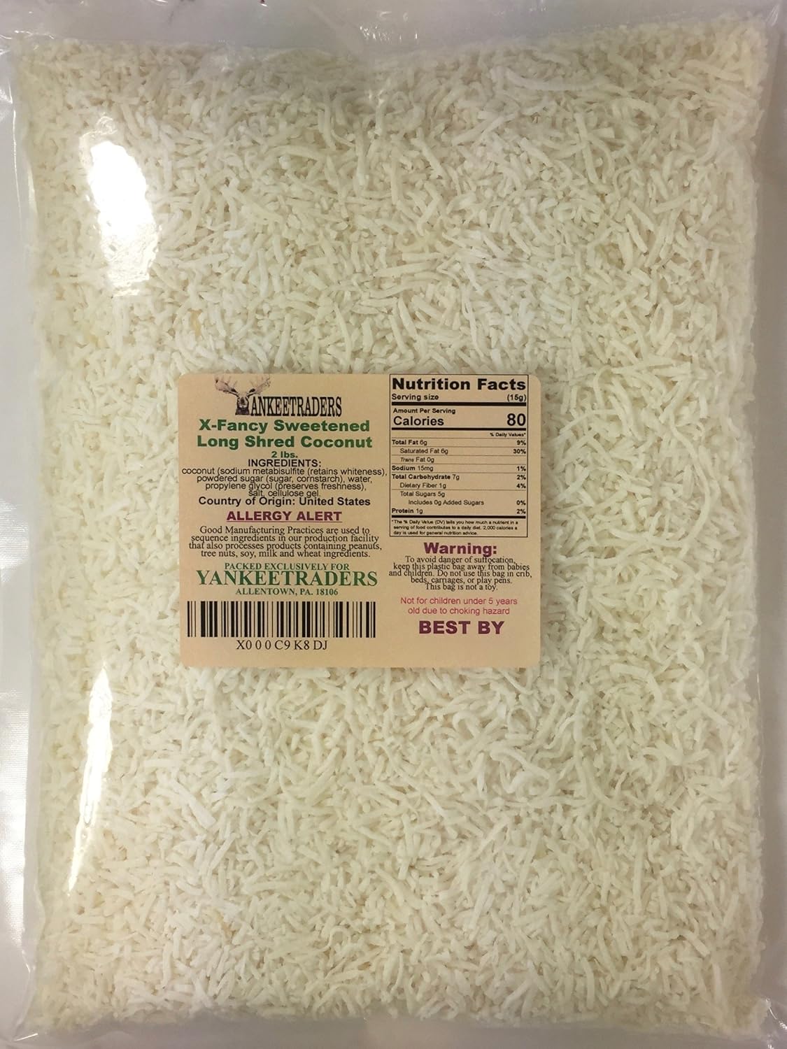 Coconut, Fancy Flaked, (Sweetened)