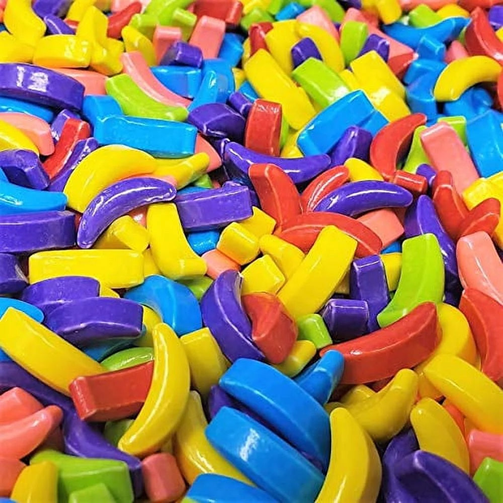 Rainbow Banana Candy, Assorted Colors, Fruit Flavored Candy