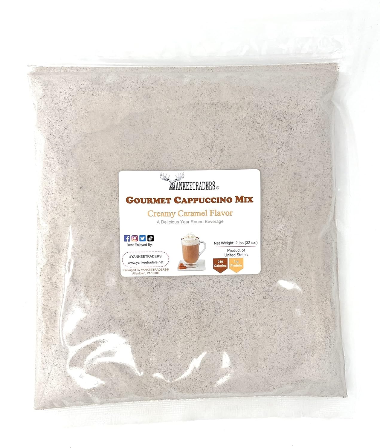 Creamy Caramel Cappuccino, Latte Mix