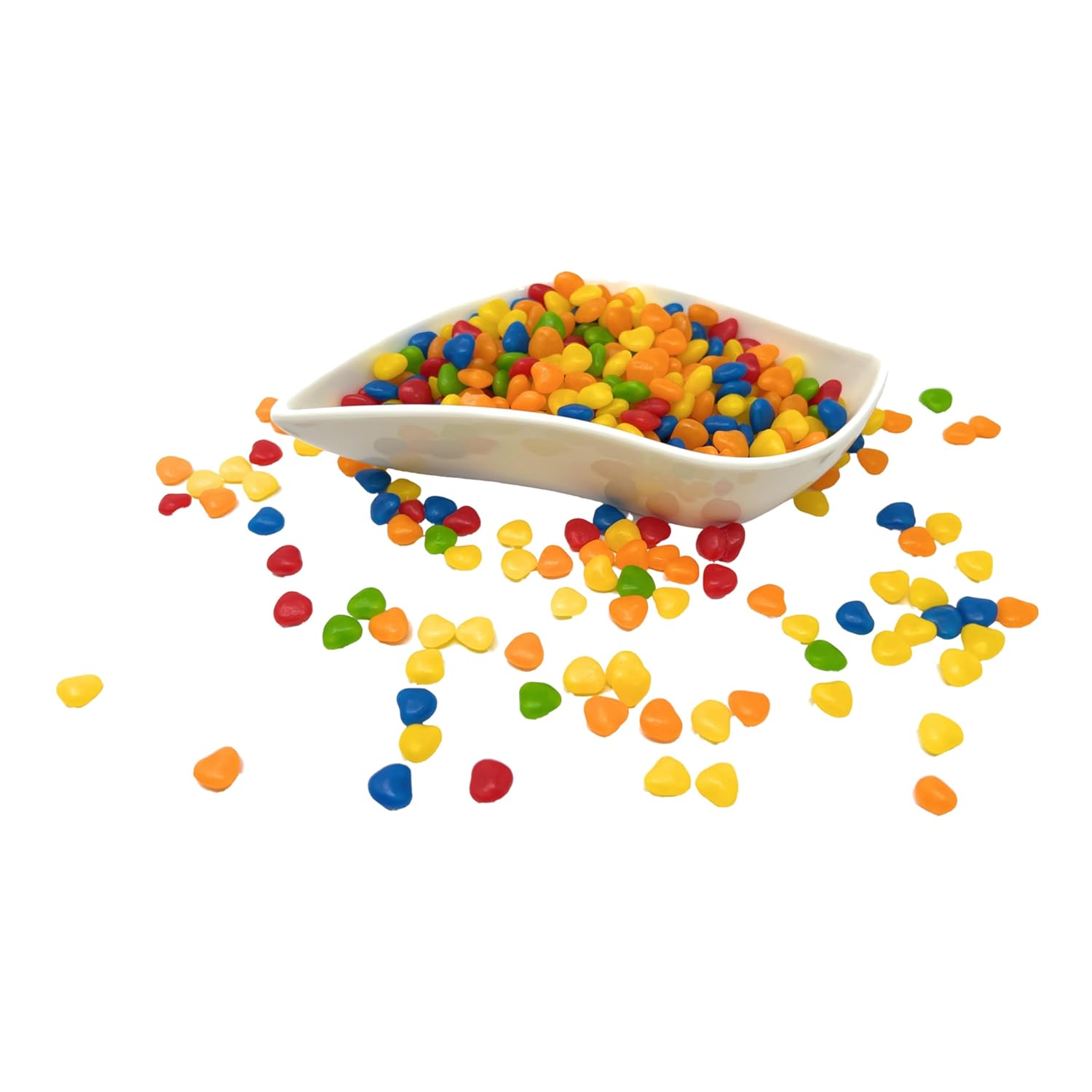 Tutti Frutti Heart-Shaped Dragees – Colorful Fruit Candy Hearts, Bulk 2, 4 & 20 lb