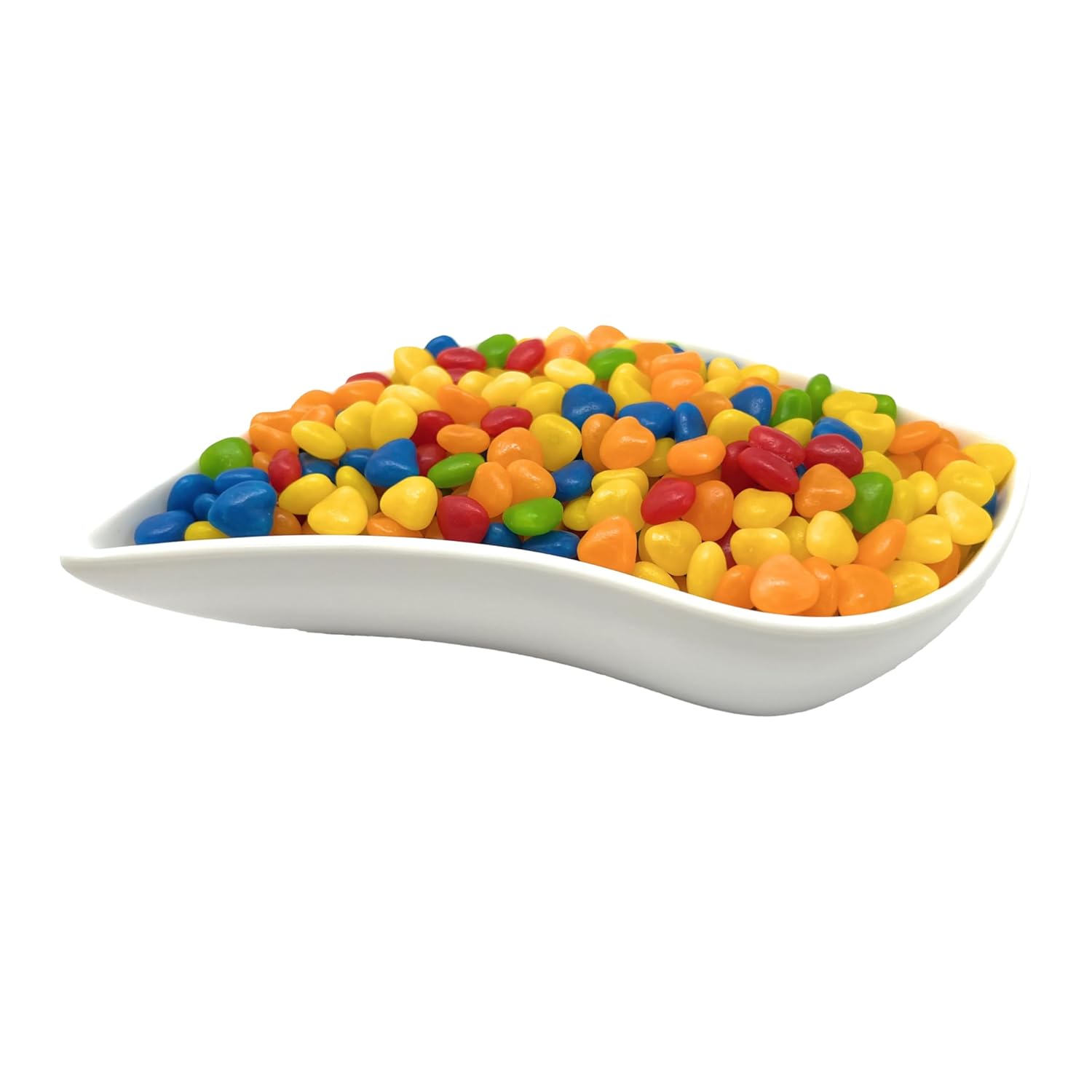 Tutti Frutti Heart-Shaped Dragees – Colorful Fruit Candy Hearts, Bulk 2, 4 & 20 lb
