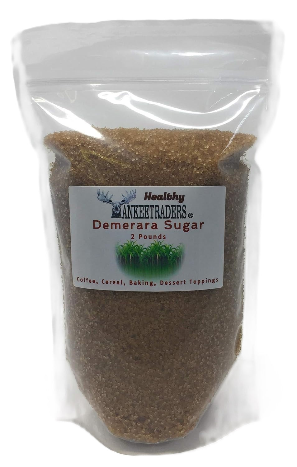 Demerara Sugar - Premium Unrefined Cane Sugar Crystals