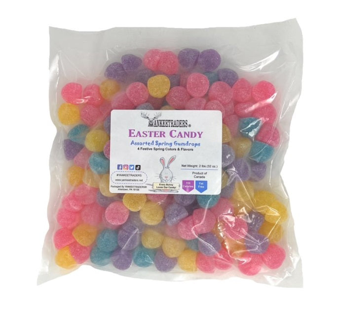 Springtime Assorted Gumdrops | Mixed Fruit Flavors | Bulk 2, 4 & 10 lb