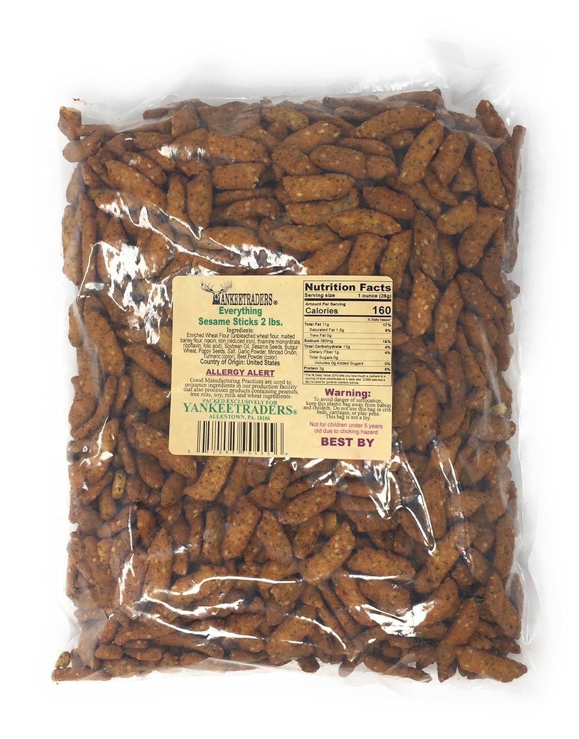 🥨 Everything Sesame Sticks – Savory Gourmet Snack